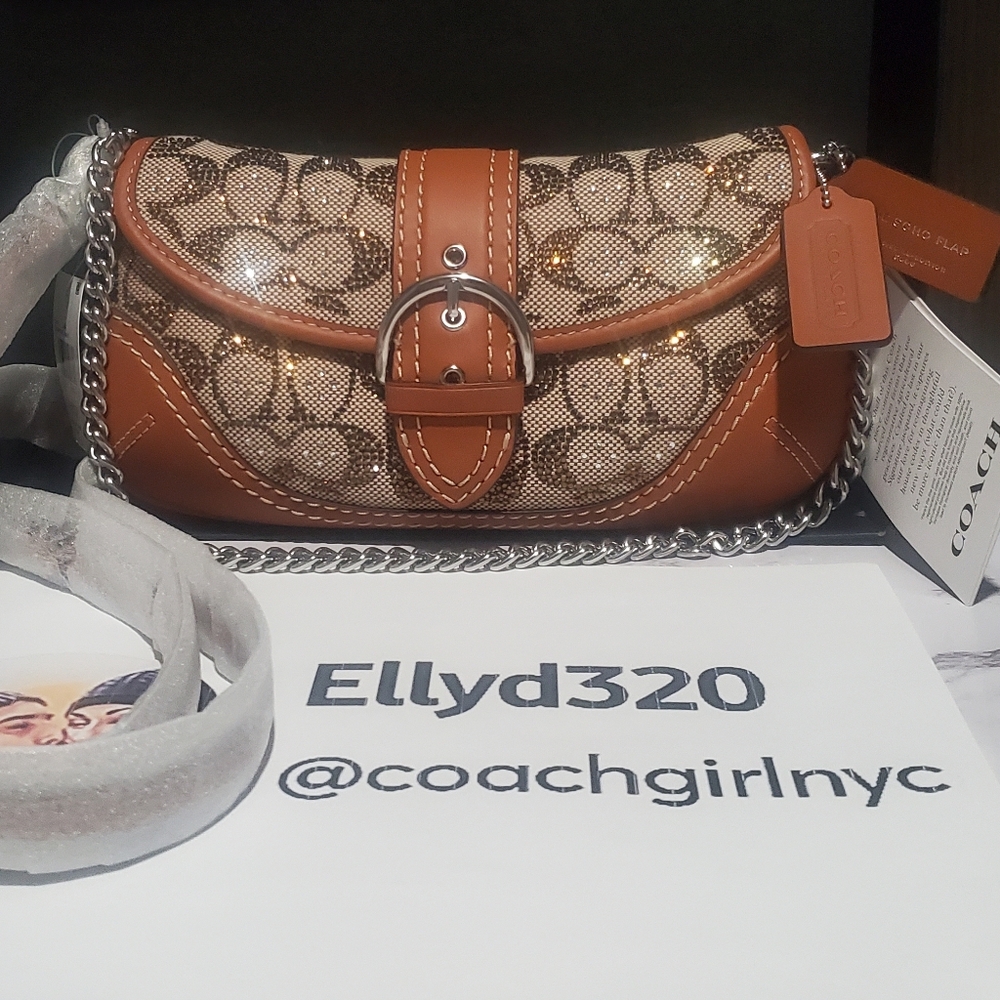 *****SOLD*****Coach Soho Bag 25 In Crystal Signature Jacquard NWT (FIRM PRICE)